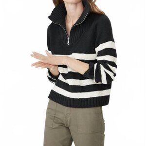 NWOT Kule The Matey Quarter-Zip Sweater